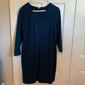 Old Navy deep teal cotton dress